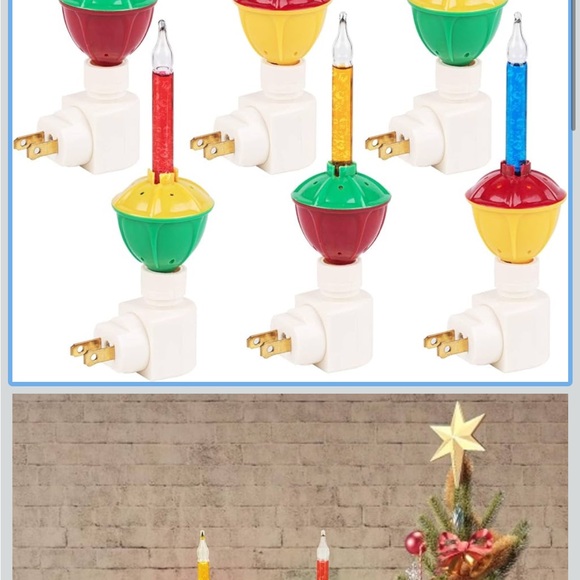 Festive Christmas Bubble night Lights Red, yellow or blue - Picture 9 of 11